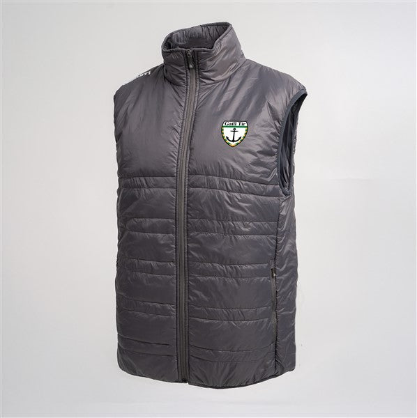 Gaultier LGFA Core Quilted Gilet Gunmetal Grey