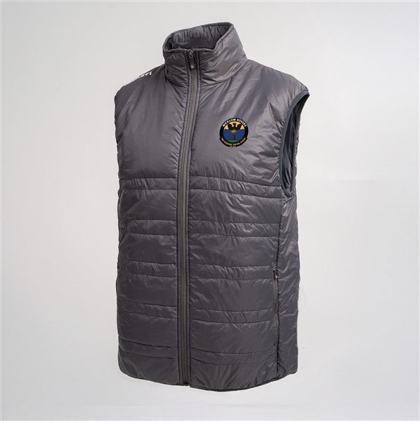 Wicklo Rovers Core Quilted Gilet Gunmetal Grey