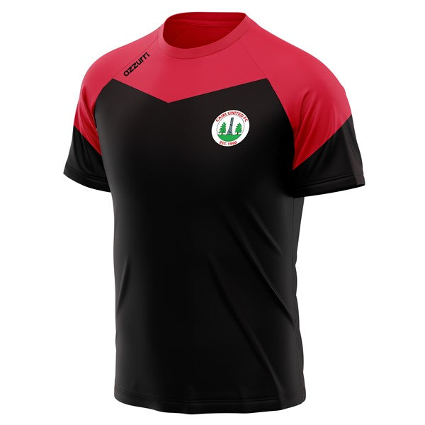Caim United Cali T-Shirt Black/Red/Red