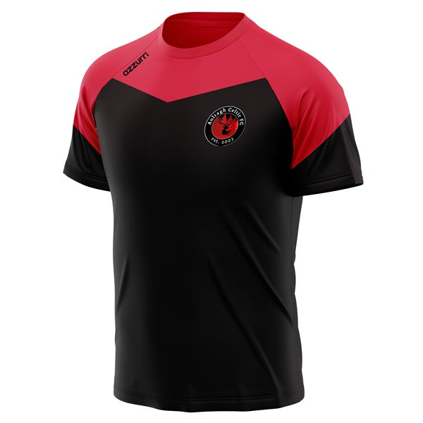 Aultagh Celtic Kids Cali T-Shirt Black/Red/Red