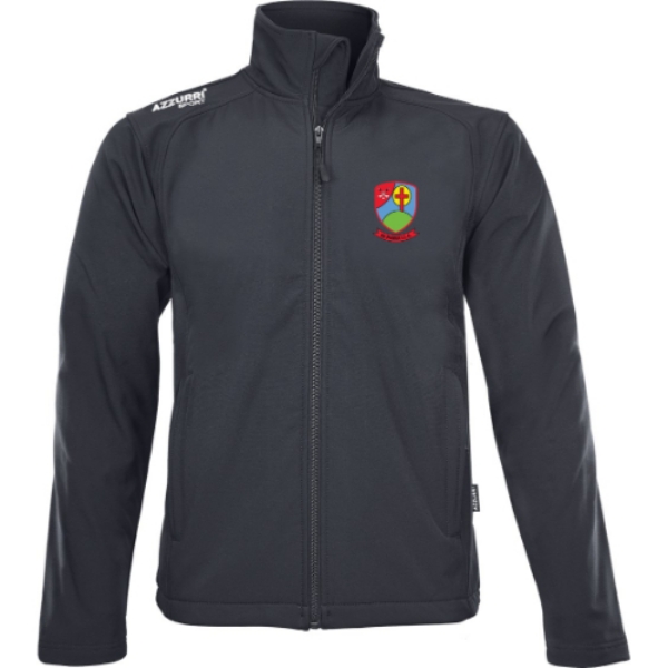 Picture of Na Fianna Hurling Club Soft Shell Jacket Black