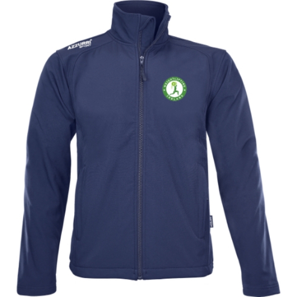 Picture of Weightlifting Ireland Soft Shell Jacket Navy