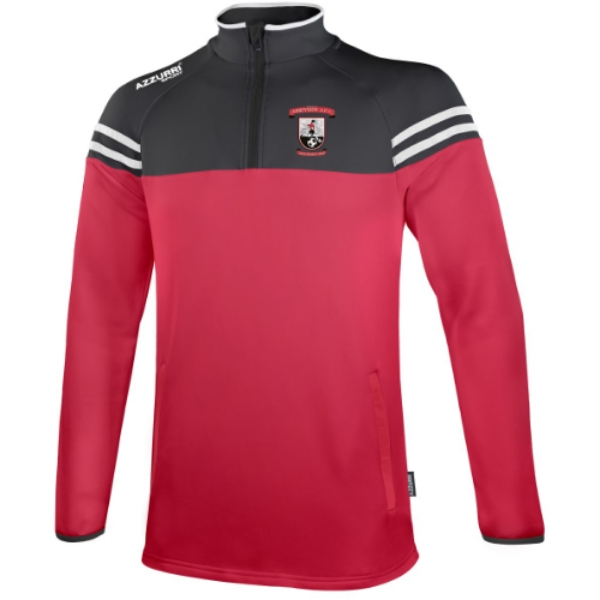 Picture of Abbeyside AFC Skryne Half Zip Red-Black-White