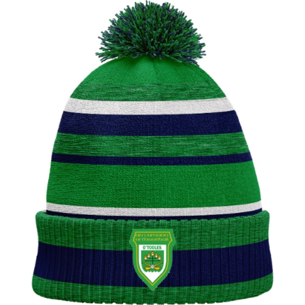 Picture of O'Tooles GAA Bobble Hat Emerald Melange-Navy-White
