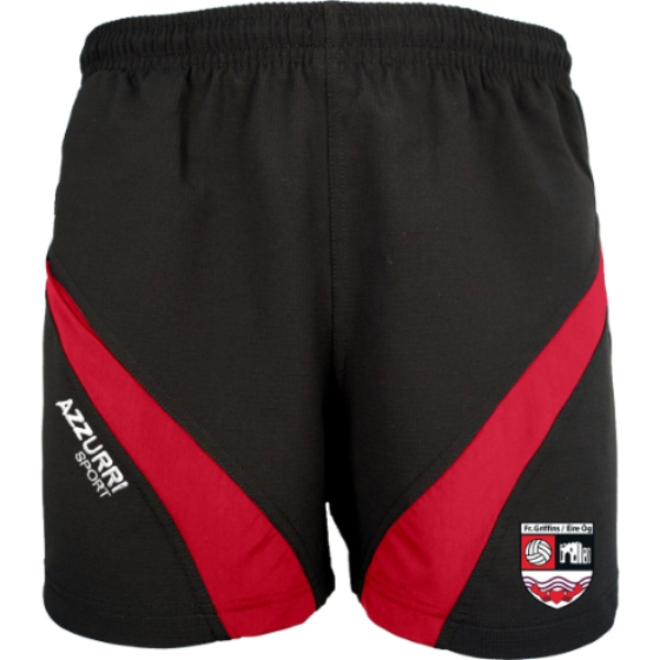 Picture of FGEO GAA Gym Shorts 1 Black-Red