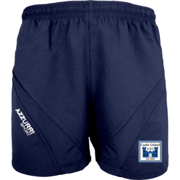 Picture of Castle United AFC Gym Shorts Navy-Navy