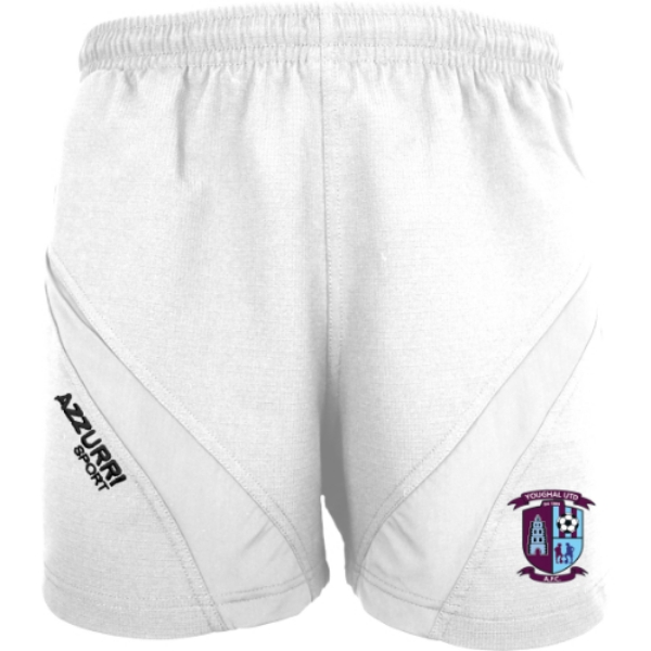 Picture of Youghal United Gym Shorts White-White