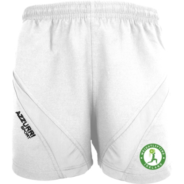 Picture of Weightlifting Ireland Gym Shorts White-White