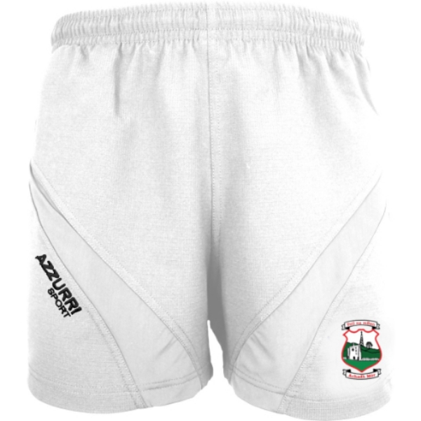 Picture of Aghamore LGFA Gym Shorts White-White