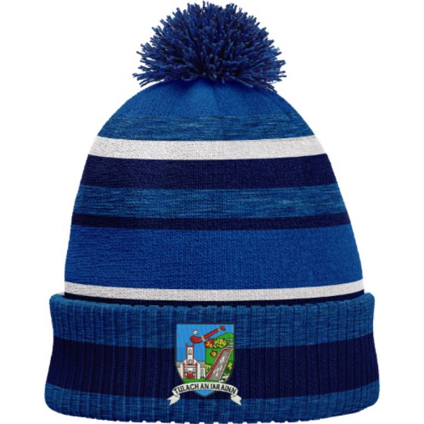 Picture of Taloow Camogie Bobble Hat Royal Melange-Navy-Gold