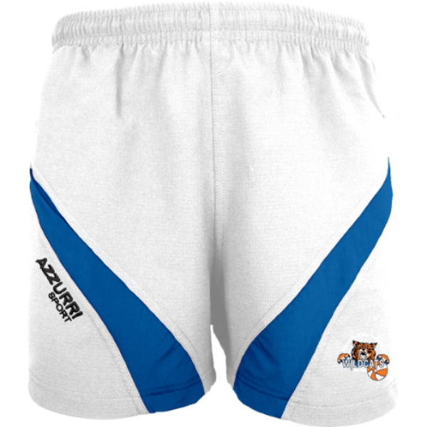 Picture of Waterford Wildcats gym shorts White-Royal