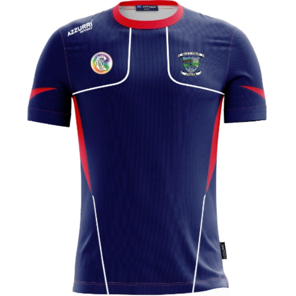 Picture of ballyduff upper camogie kids carragh tee Navy-Red-White