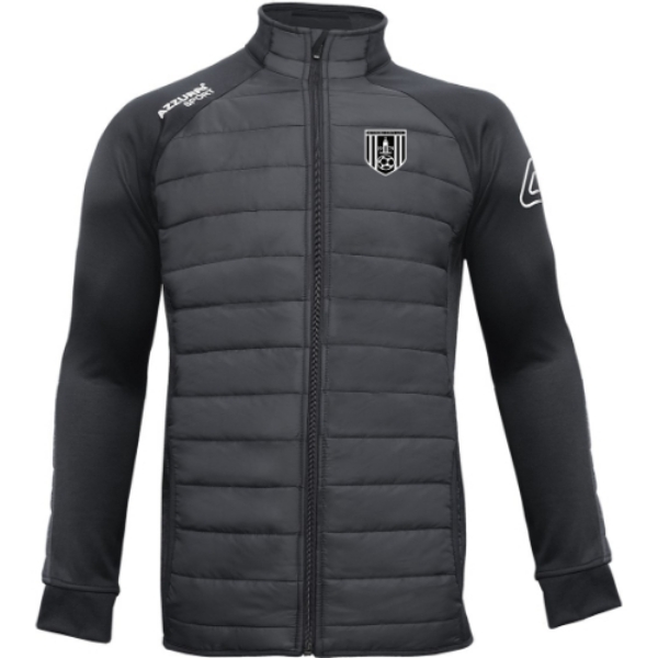 Picture of dunmore town afc padded jacket Black-Black