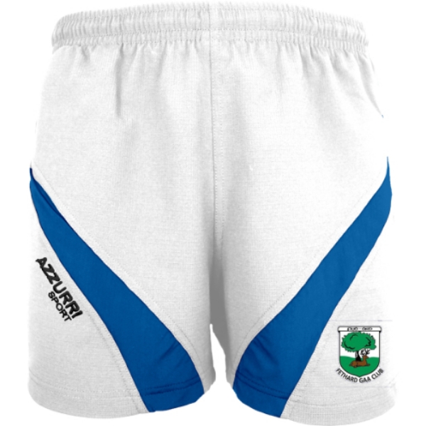 Picture of fethard gaa gym shorts 2 White-Royal