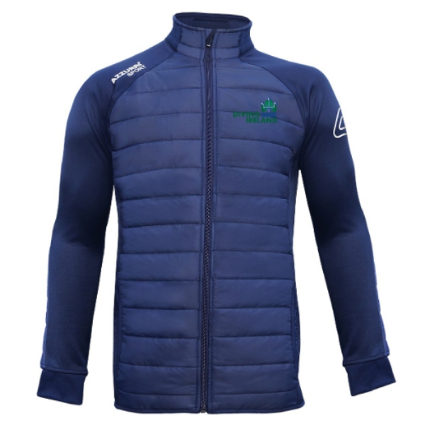 Picture of diving ireland kids padded jacket Navy-Navy