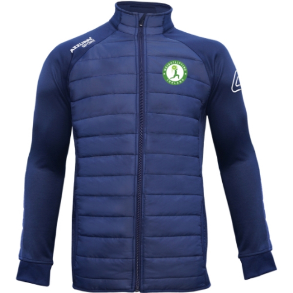 Picture of WEIGHTLIFTING IRELAND kids Padded Jacket Navy-Navy