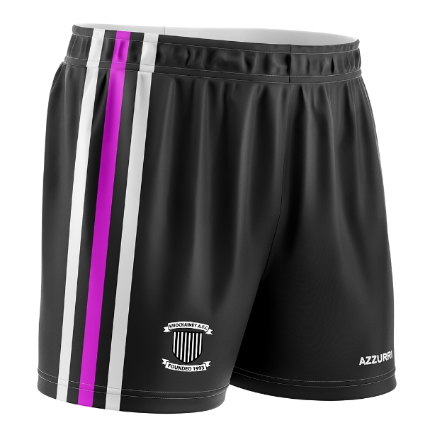 Picture of knockaieny fc ladies shorts Black-Pink-White
