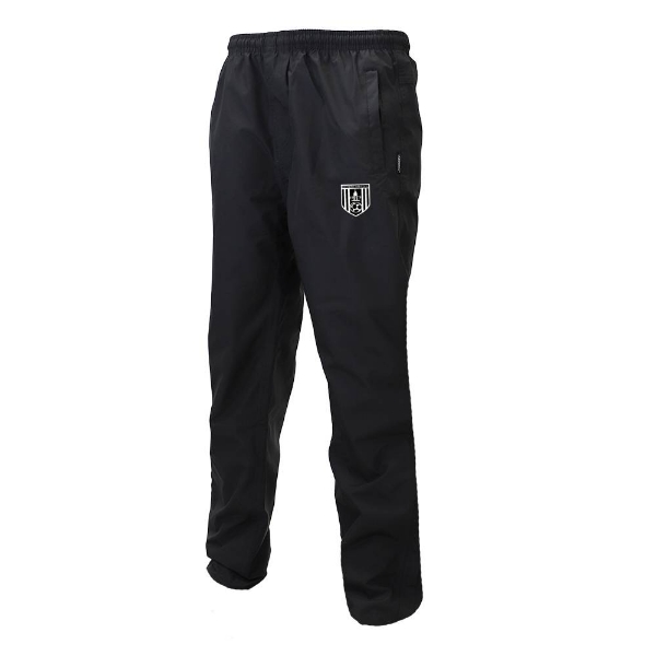 Picture of dunmore town afc waterproof tracksuit bottoms Black