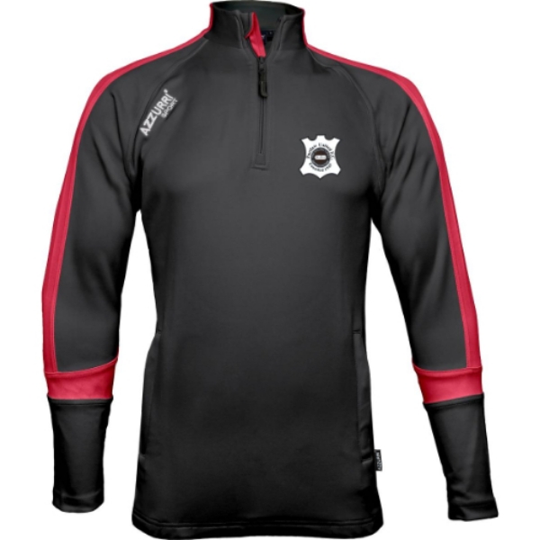 Picture of PORTLAW UNITED FC KIDS AUGHRIM ZIPPY Black-Red-Red