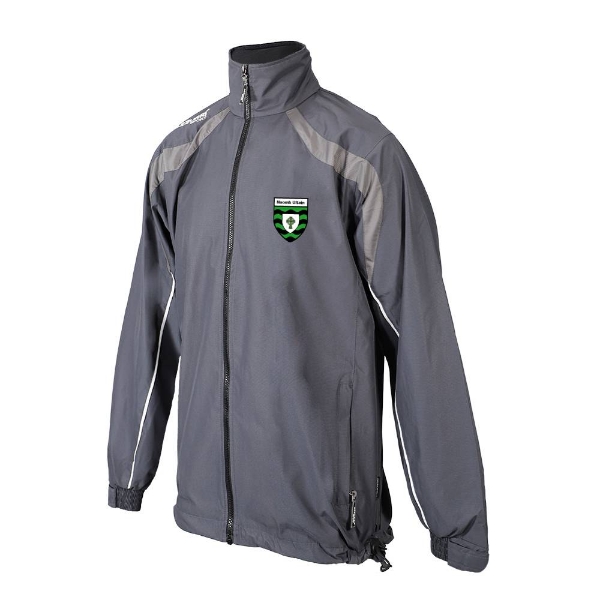 Picture of St Ultans GAA Kids Brosna Rain Jacket Gunmetal Grey-Slate Grey-White