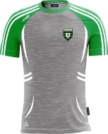 Picture of St Ultans GAA Swilly Tee Grey Melange-Emerald-White