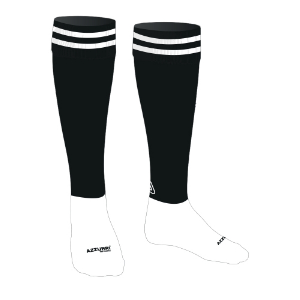 Picture of Full Socks Adults Black-White