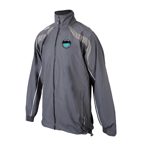 Picture of Dublin Metropolitans Brosna Rain Jacket Gunmetal Grey-Slate Grey-White