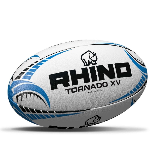 Picture of Rhino Tornado Rugby Ball White