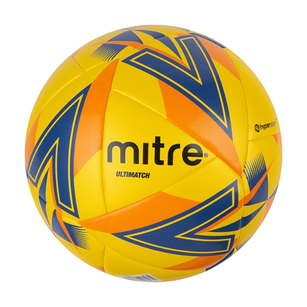 Picture of Mitre Ultimatch Ball 2 Yellow-Royal-Orange