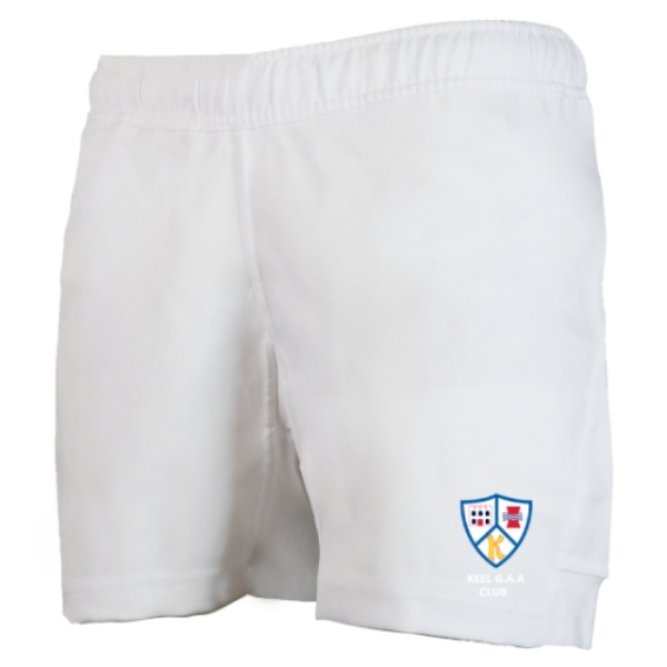 Picture of Keel GAA Pro Training Shorts White