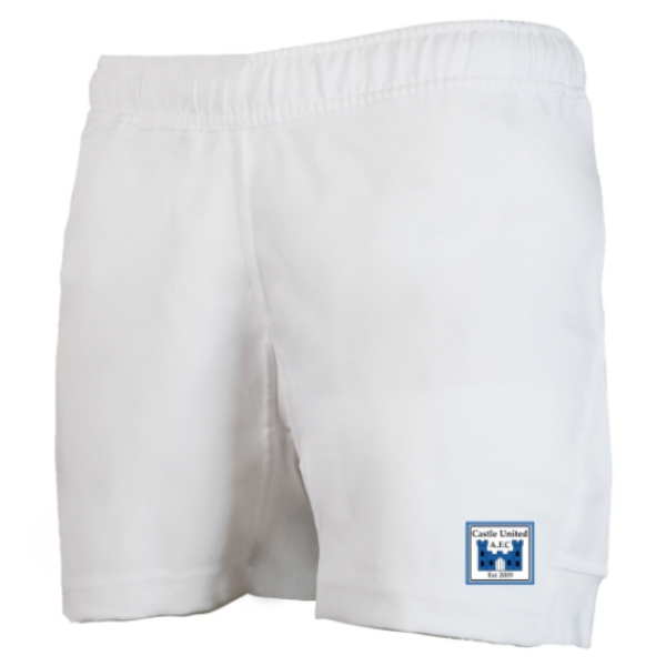 Picture of Castle United AFC Pro Training Shorts White