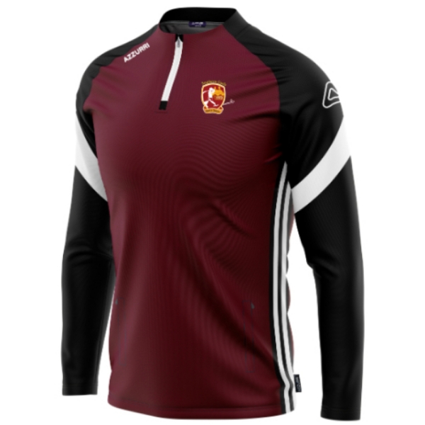 Picture of Southern Gaels Apex Half Zip Maroon-Black-White