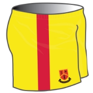 Picture of CBC Monkstown Yellow Playing Shorts Custom