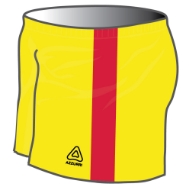 Picture of CBC Monkstown Yellow Playing Shorts Custom