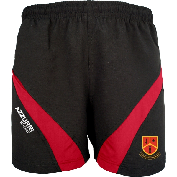 Picture of CBC Monkstown Gym Shorts Black-Red
