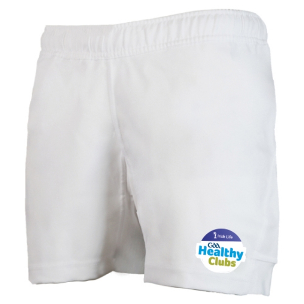 Picture of Healthy Clubs Pro Training Shorts White