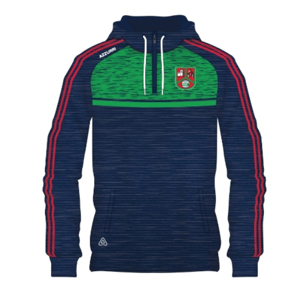 Picture of Limited edition st annes hoodie NAVY MELANGE-EMERALD-NAVY-RED