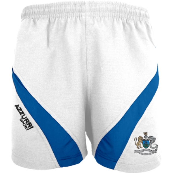 Picture of Waterford & District Junior League Gym Shorts White-Royal