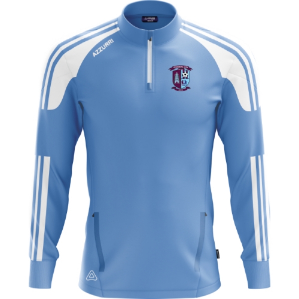 Picture of Youghal Unitred AFC Kids Brooklyn Half Zip Sky-White-Sky
