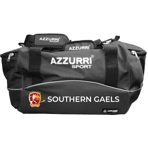 Picture of Southern Gaels Kitbag Black-Black-White
