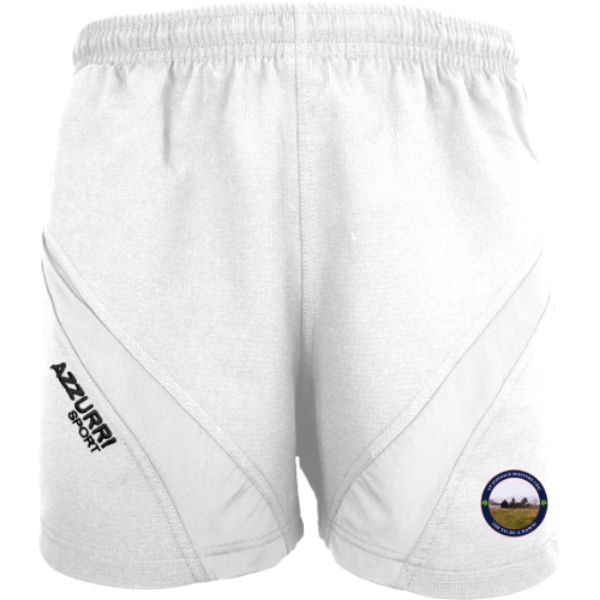 Picture of St.Johnius Masters Gym Shorts White-White
