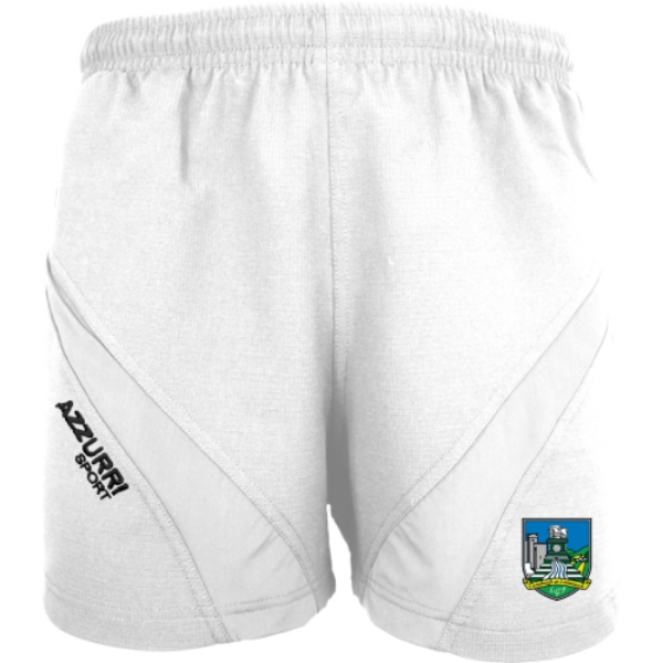 Picture of Limerick LGFA Gym Shorts White-White