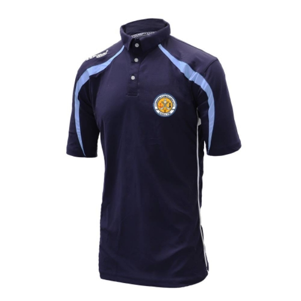 Picture of Gailltir Camogie Polo Shirt Navy-Sky-White
