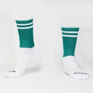 Picture of G-W Youth Half Sock Midi Green White