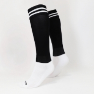Picture of B-W Youth Full Sock Black White