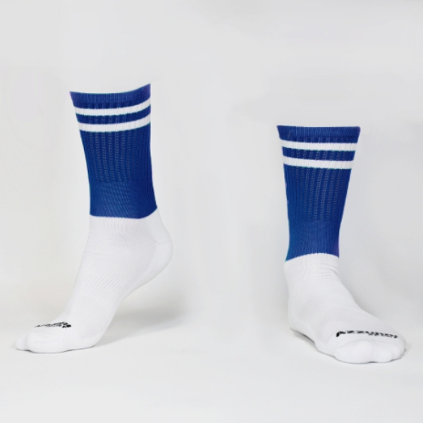 Picture of Pallasgreen Youth Half Socks Royal-White