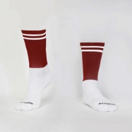Picture of Causeway Camogie Youth Half Socks Maroon-White