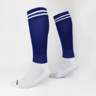 Picture of Tallow Camogie Youth Full Socks Royal-White