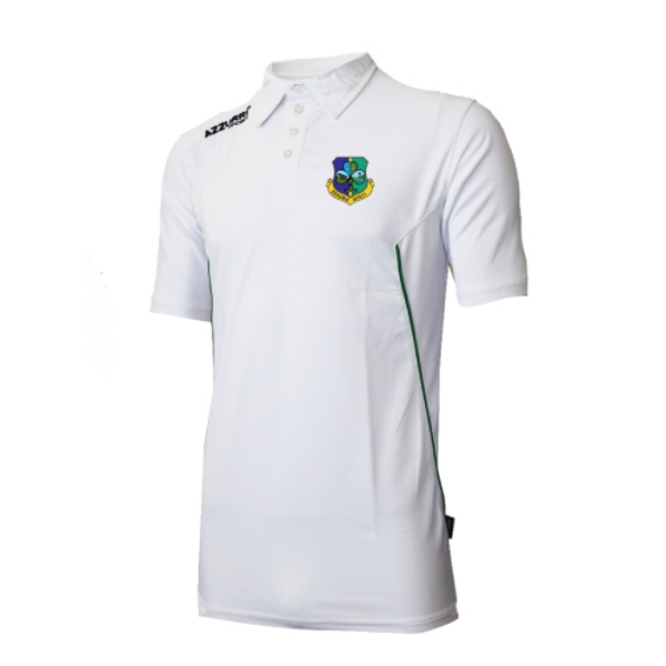 Picture of Keeldra Gaels Polo Top White-Emerald
