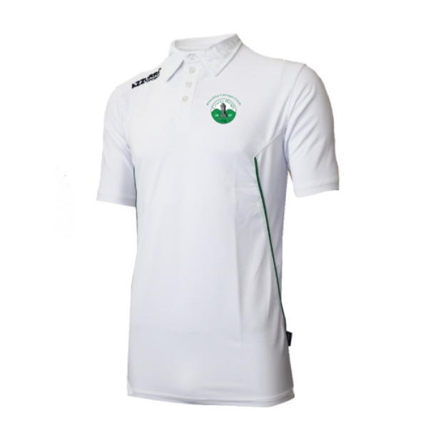 Picture of Kinnitty Camogie Club Polo Top White-Emerald